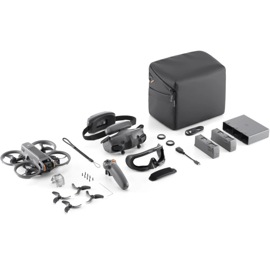 Квадрокоптер DJI Avata 2 Fly More Combo (Three Batteries) Gray фото 2