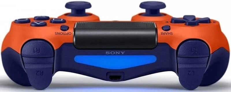 Джойстик беспроводной Sony DualShock 4 V2 (CUH-ZCT2E) Оранжевый закат фото 3