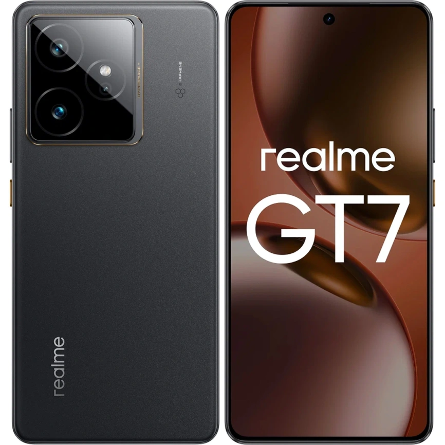Смартфон Realme GT7 12/256Gb Obsidian Black фото 6