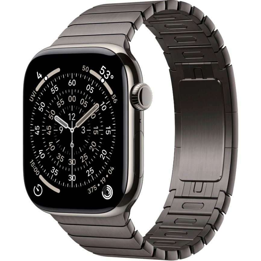 Смарт-часы Apple Watch Series 11 46mm Natural Titanium Case with Slate Link Bracelet фото 1