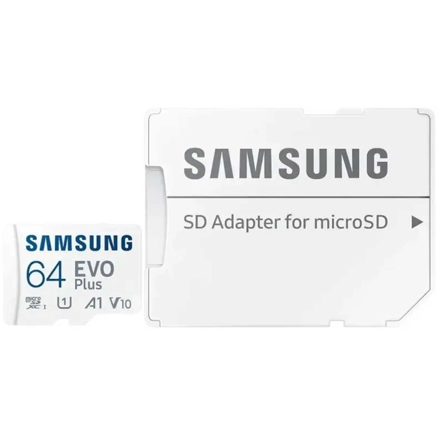 Карта памяти Samsung Micro SecureDigital 64Gb SDXC Samsung Evo Plus class10 UHS-I U3 (MB-MC64SA) фото 2