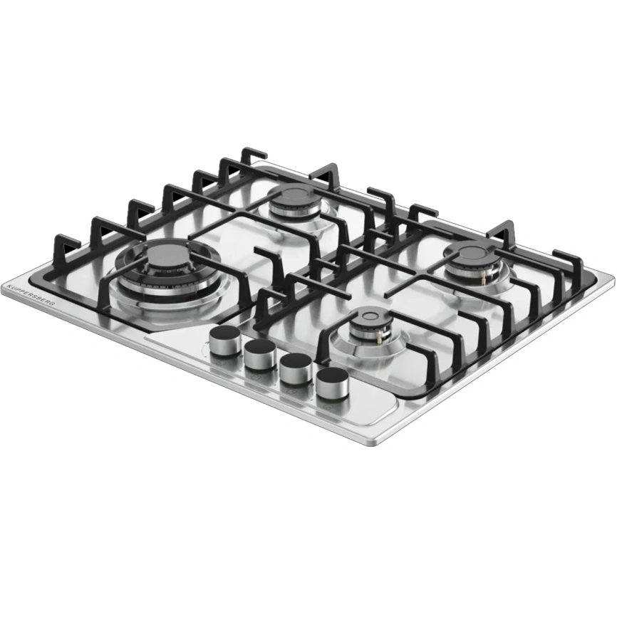 Газовая варочная панель Kuppersberg FS 66 X Stainless Steel фото 2