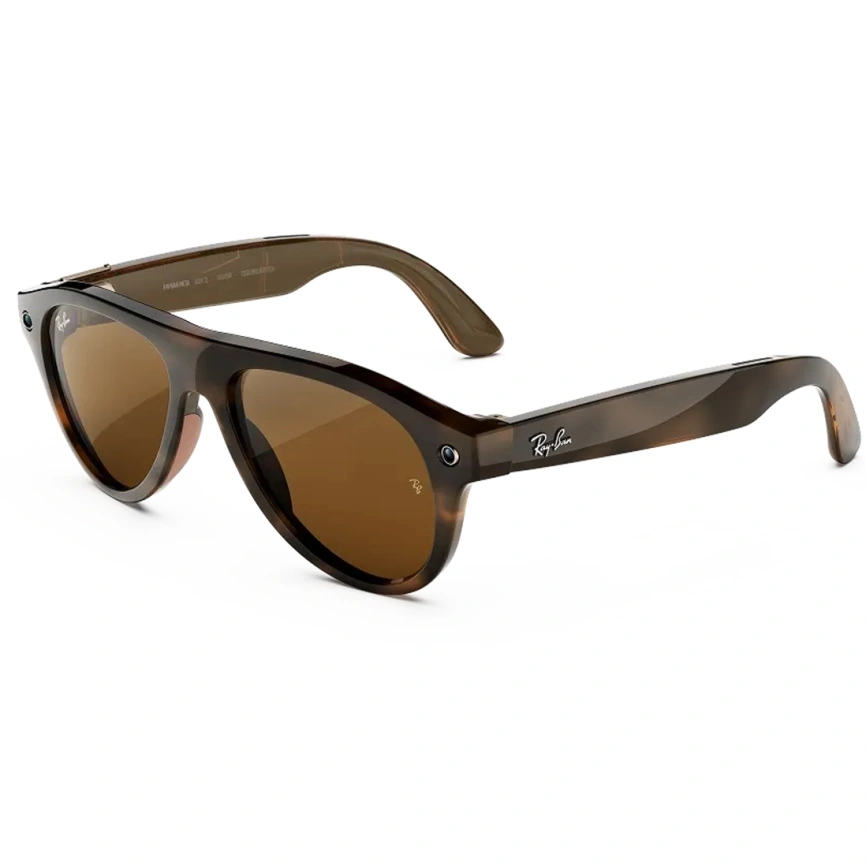 Умные очки Ray-Ban Aviator (Gen 3) Havana Standard Transitions Brown фото 3