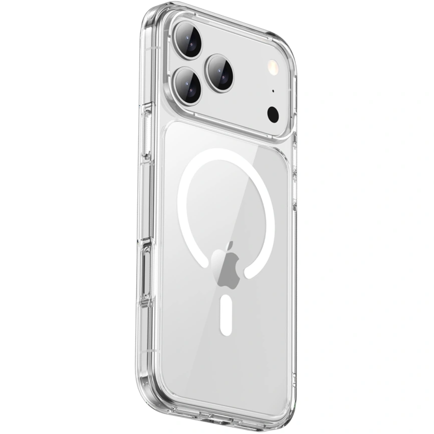 Чехол Gurdini Alba Series Protective with MagSafe для iPhone 17 Pro Max Clear фото 1
