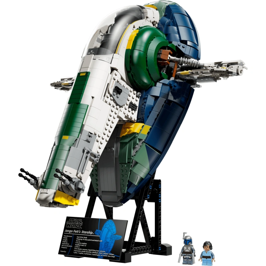 Конструктор LEGO Star Wars Jango Fett’s Firespray-Class Starship 75409 фото 3