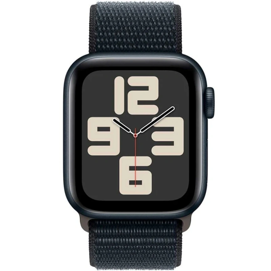 Смарт-часы Apple Watch SE (2023) 44mm Midnight Aluminium Case with Midnight Sport Loop (MREA3) фото 4
