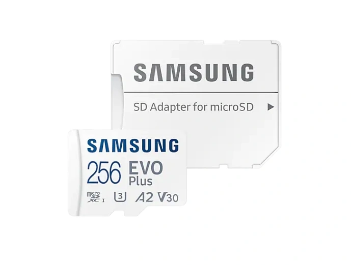 Карта памяти Samsung EVO Plus 256GB MicroSDXC Class 10/UHS-I/U3/130Мб/с MB-MC256KA фото 1