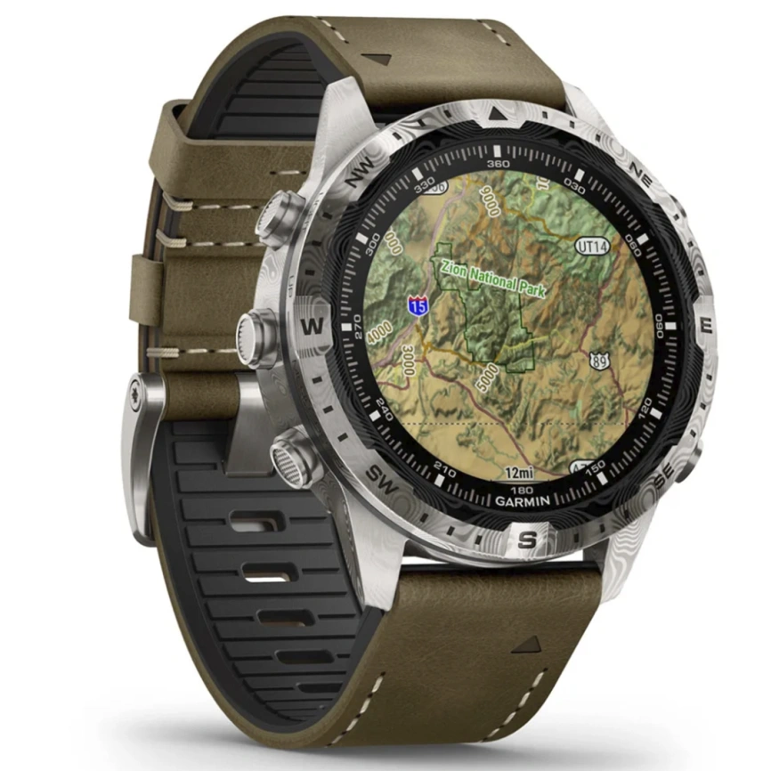 Умные часы Garmin MarQ Adventurer Gen 2 Damascus Steel Edition (010-03393-31) фото 8