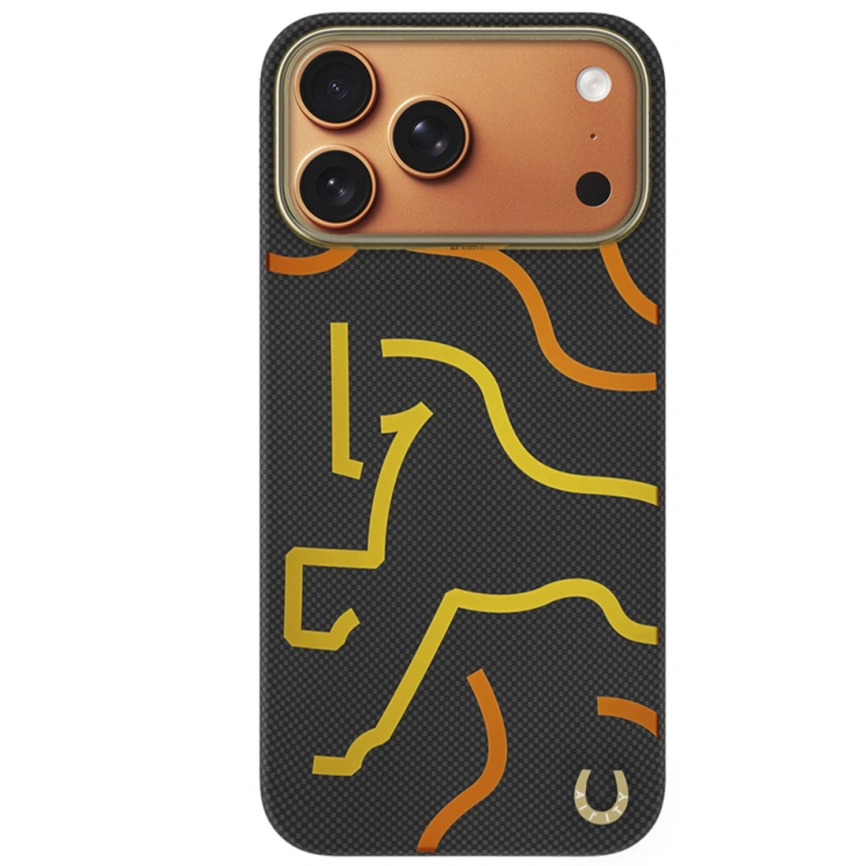 Чехол Airity Year of The Horse Aramid Fiber Case для iPhone 17 Pro Black фото 1