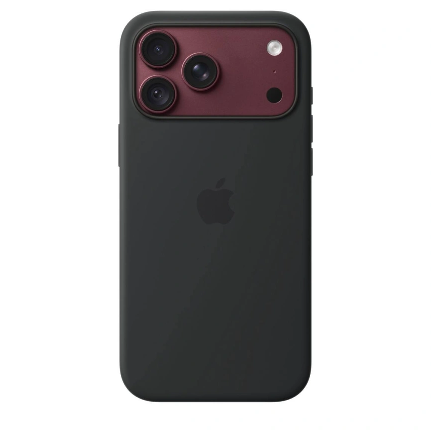 Чехол Apple Silicone Case with MagSafe для iPhone 18 Pro Max Black (MK954) фото 2