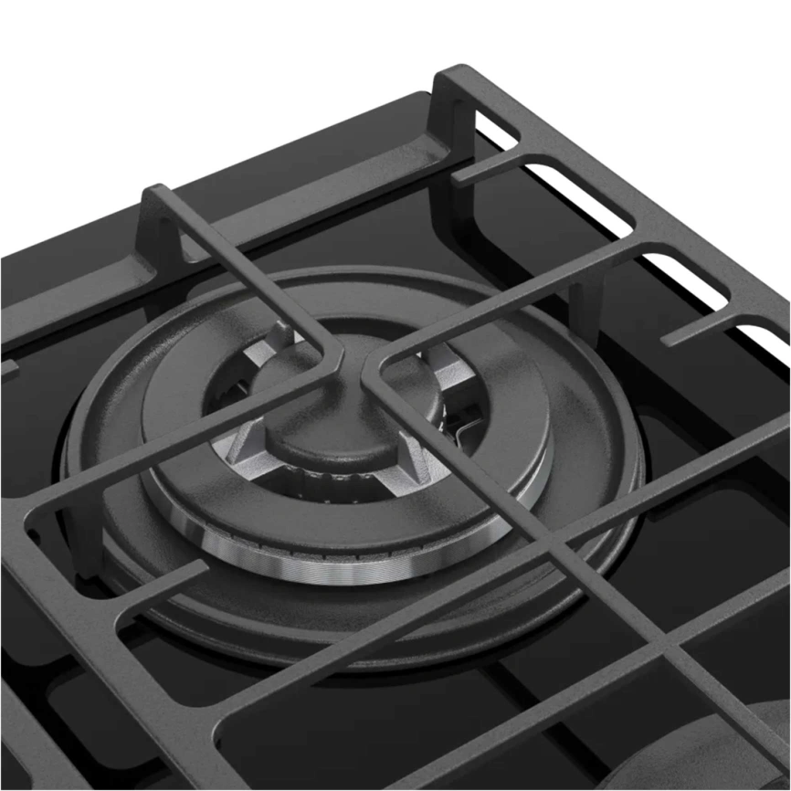 Газовая варочная панель Kuppersberg TG 62 B Black Glass фото 4