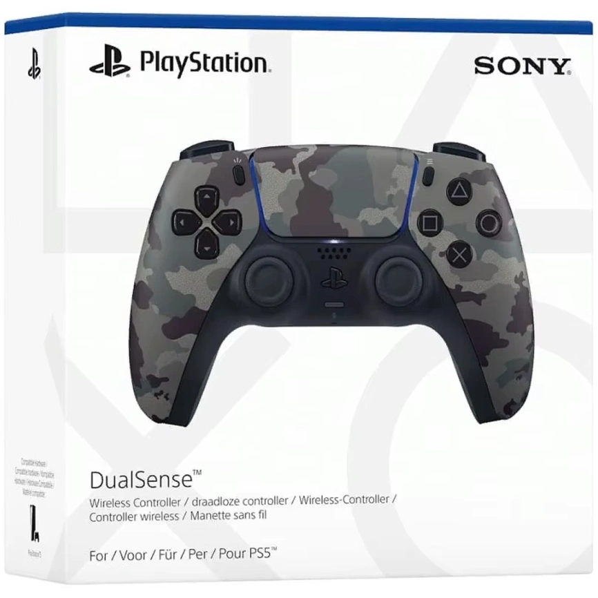 Джойстик беспроводной Sony DualSense для PS5 (CFI-ZCT1W) Camouflage фото 3