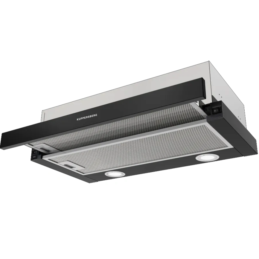 Встраиваемая вытяжка Kuppersberg Slimdual 60 B Black фото 2