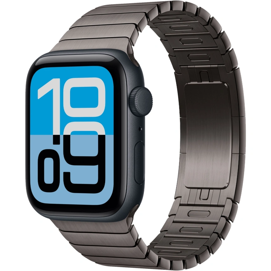 Смарт-часы Apple Watch SE (2025) 40mm Midnight Aluminum Case with Slate Link Bracelet фото 1