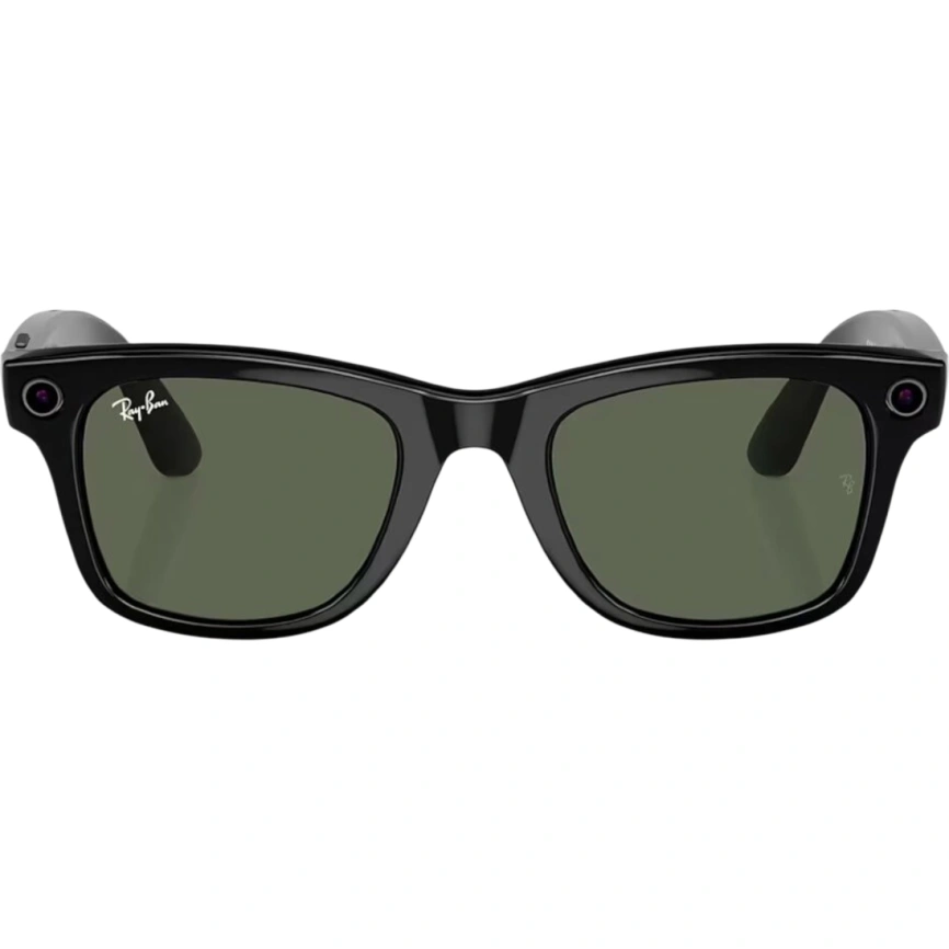 Умные очки Ray-Ban Wayfarer Matte Black/Transitions (RW4006) M Graphite Green фото 5