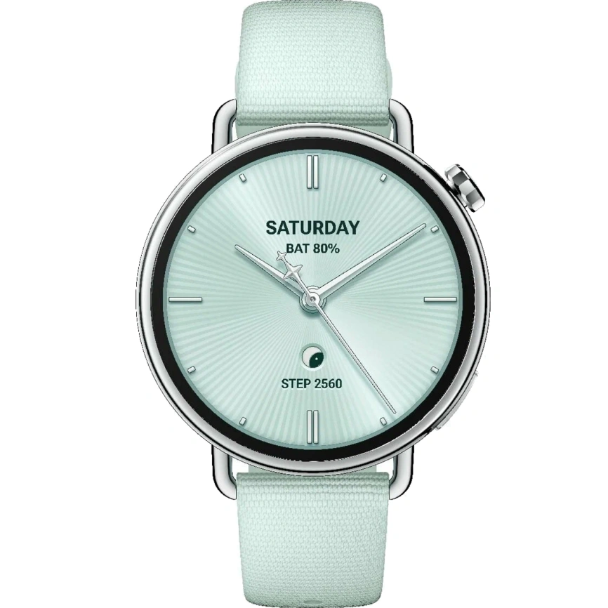 Смарт-часы Xiaomi Watch S4 41mm Fluororubber Strap Green фото 4