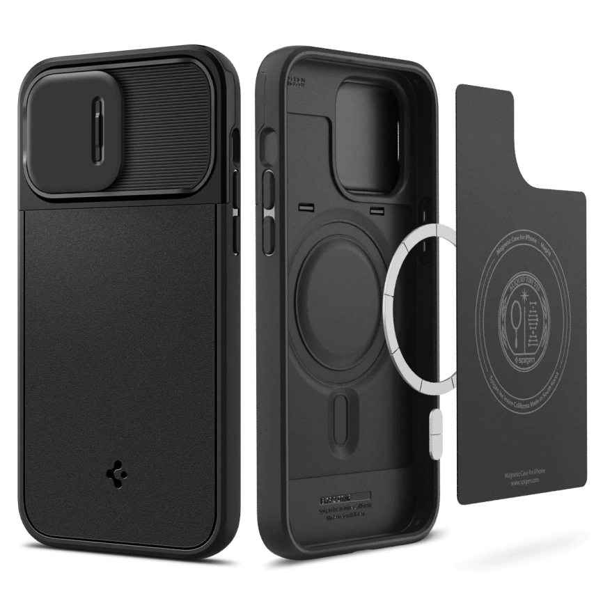 Чехол Spigen Optik Armor MagFit для iPhone 14 Pro Max (ACS04848) Black фото 16