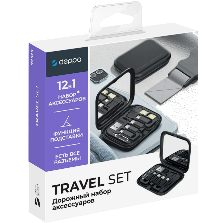 Набор Deppa Travel Set Black (72529) фото 2