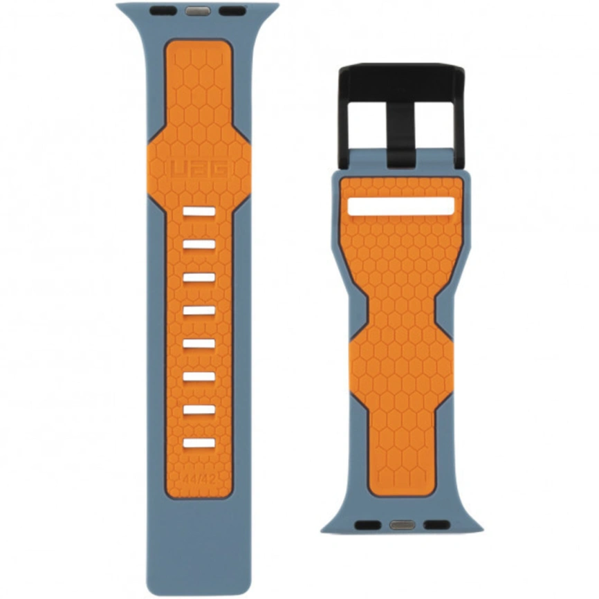 Ремешок UAG Civilian Strap 45mm Apple Watch Slate/Orange (19148D115497) фото 3