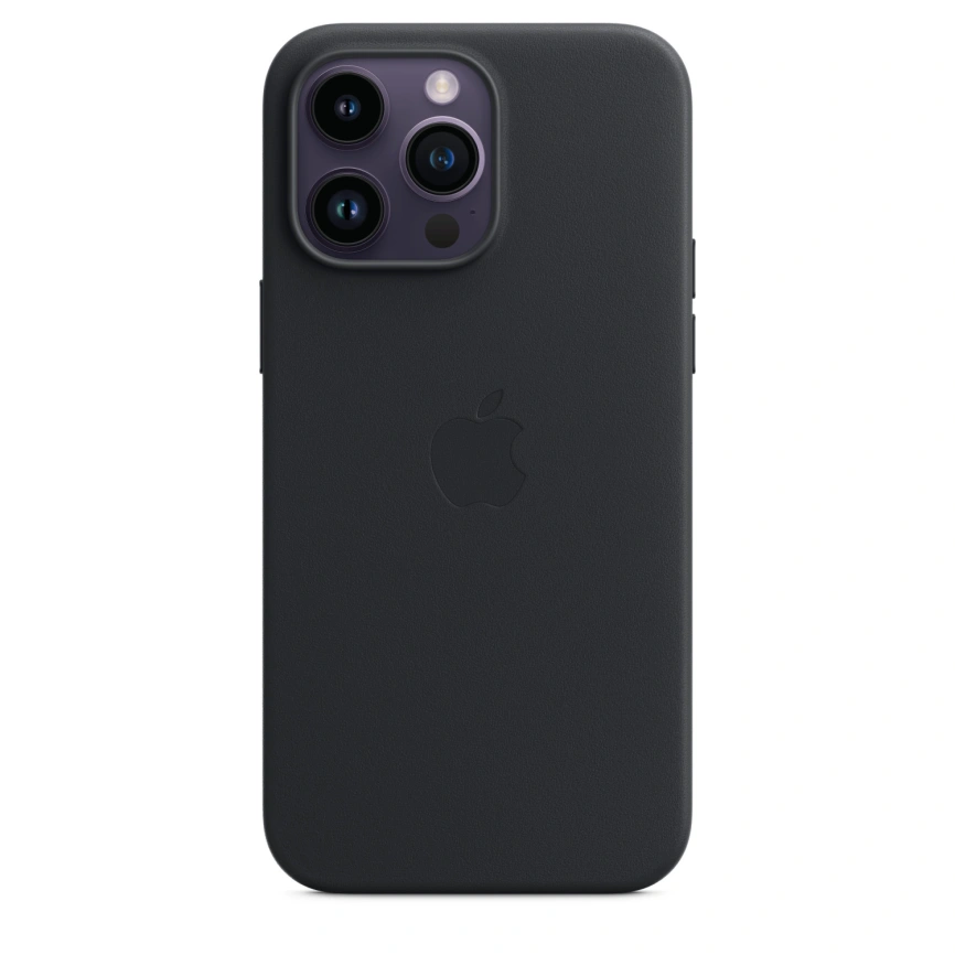 Кожаный чехол Apple MagSafe для iPhone 14 Pro Max Midnight фото 3