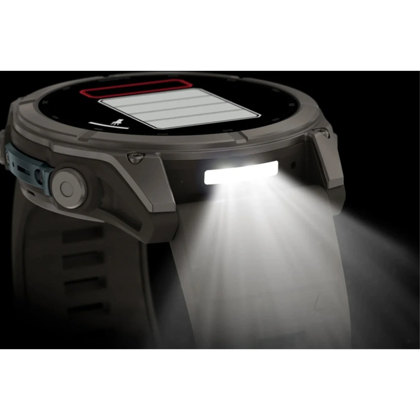 Смарт-часы Garmin Fenix 9 47mm Amoled (010-04762-01) Titanium with Pebble Gray Silicone Band фото 10