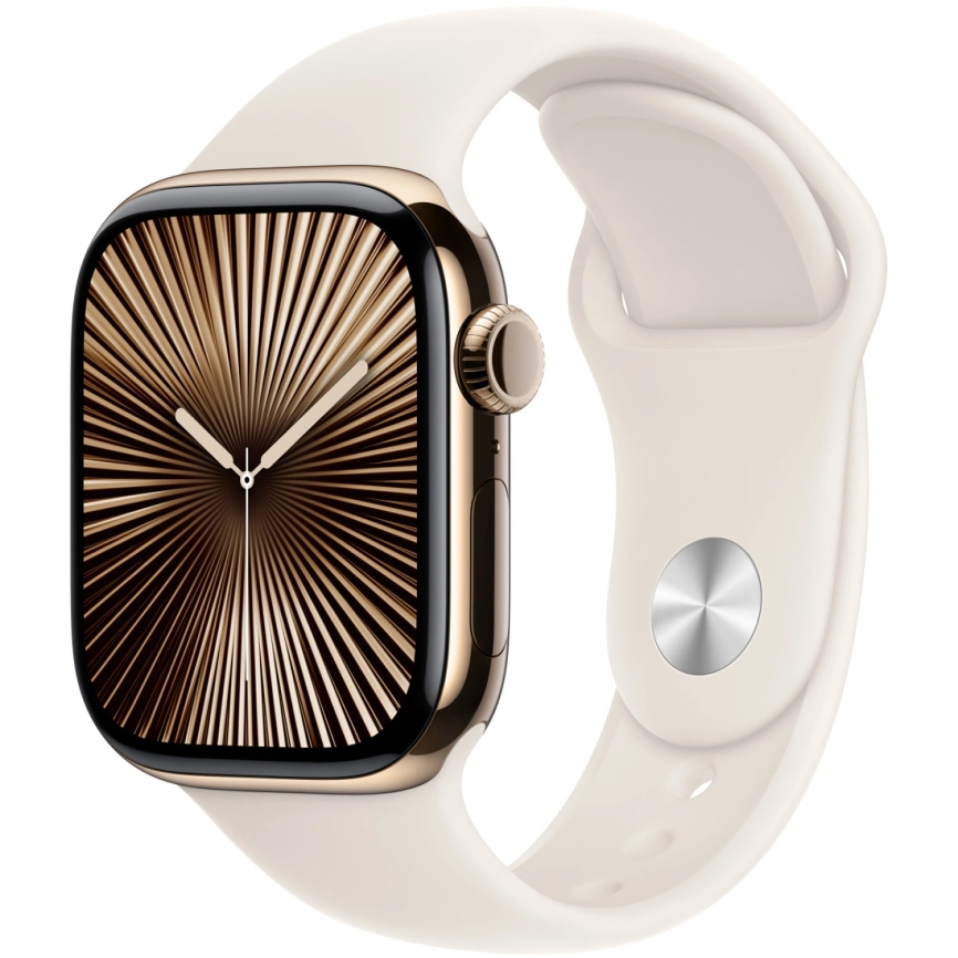 Ремешок Apple Watch 42mm Starlight Sport Band S/M фото 2