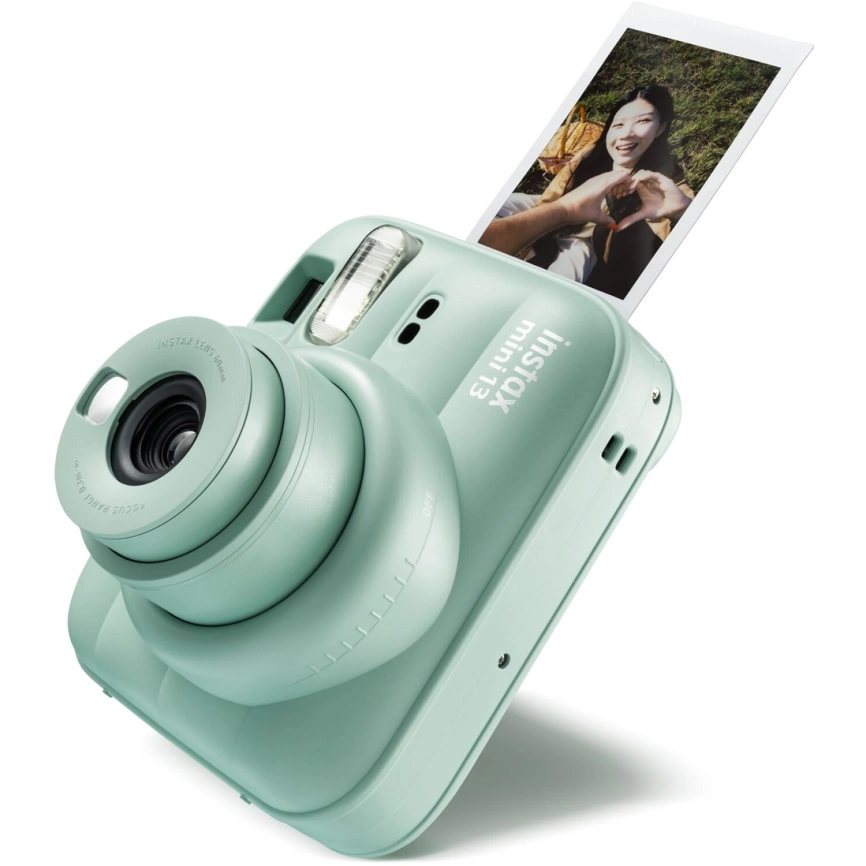 Фотоаппарат моментальной печати Fujifilm Instax mini 13 Lagoon Green фото 6