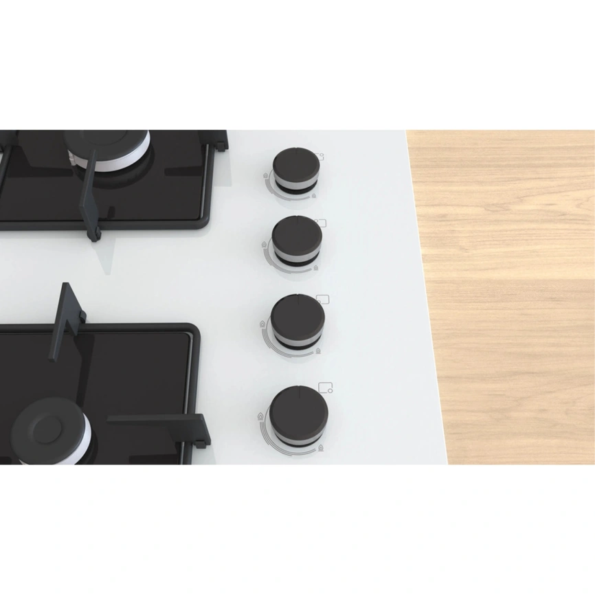 Газовая варочная панель Bosch Serie 4 POP7C2P30O White фото 3