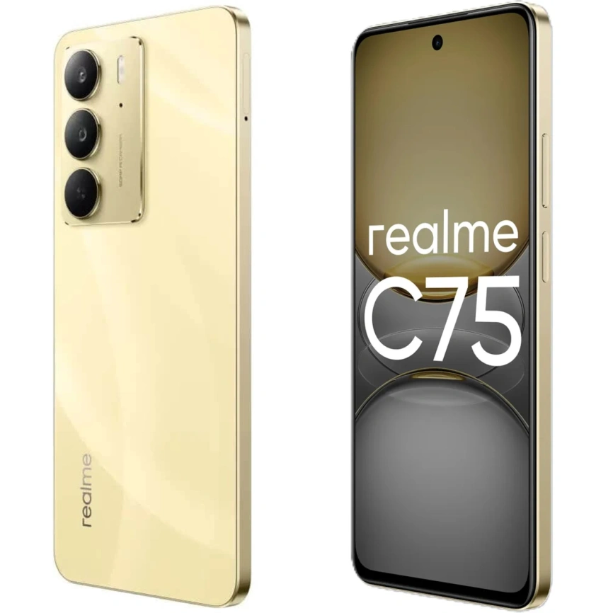Смартфон Realme C75 8/128Gb Lightning Gold фото 5