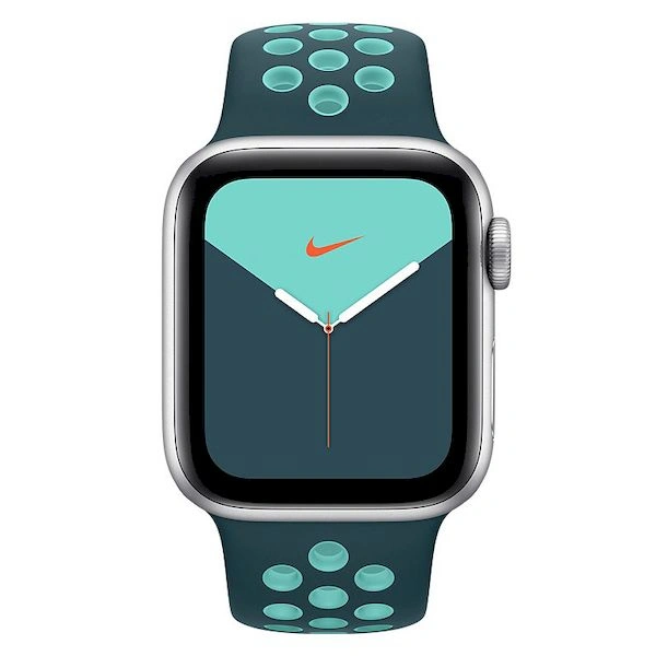 Ремешок Apple Nike Sport Band для Apple Watch 38/40/41mm MXQX2ZM/A Midnight Turquoise/Aurora Green фото 3
