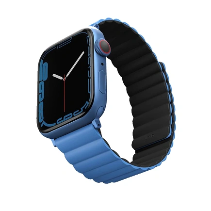 Ремешок Uniq Revix для Apple Watch 38/40/41 mm Black/Blue фото 2