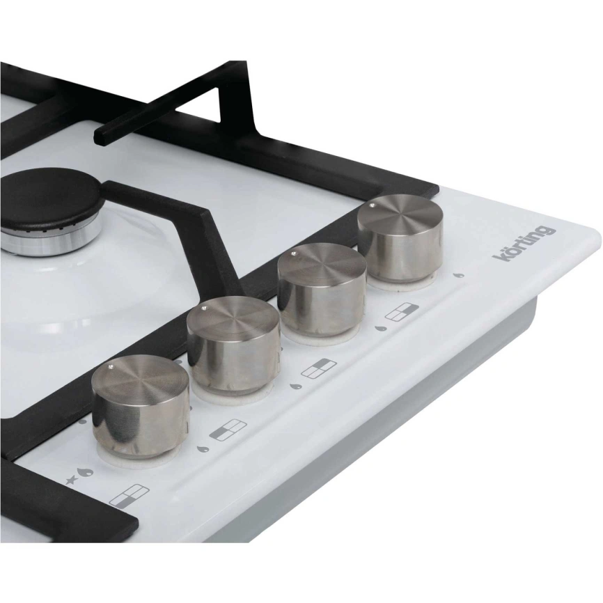 Газовая варочная панель Korting HGG 3825 CW White фото 2