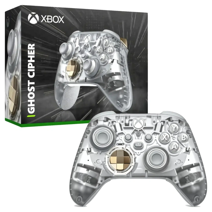 Джойстик беспроводной Microsoft Xbox Series Ghost Cipher Special Edition фото 2