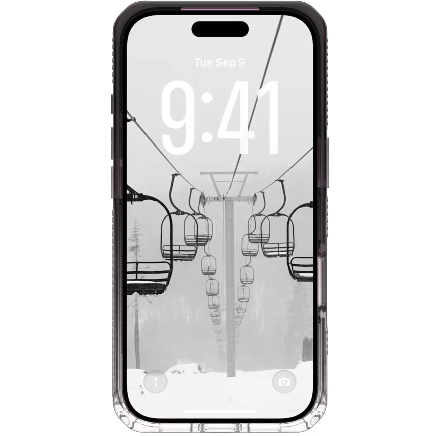 Чехол UAG MagSafe Plyo для iPhone 17 Pro Black/Clear Ombre (11452911404G) фото 2