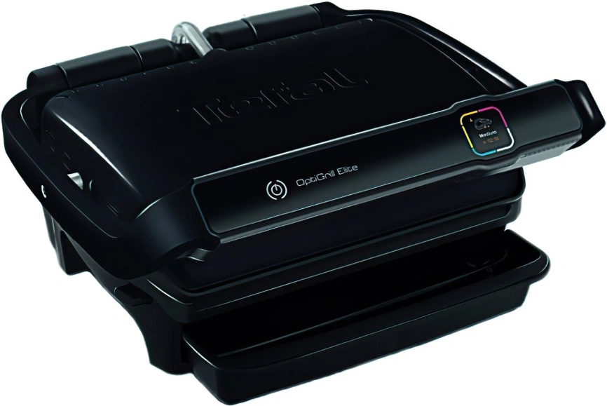 Гриль Tefal Optigrill Elite GC750830 Cеребристый/черный фото 1
