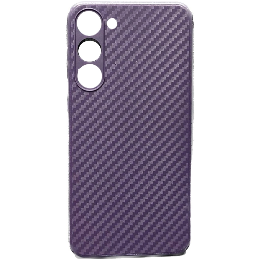 Чехол Silicone Carbon для Galaxy S23 Plus Purple фото 1