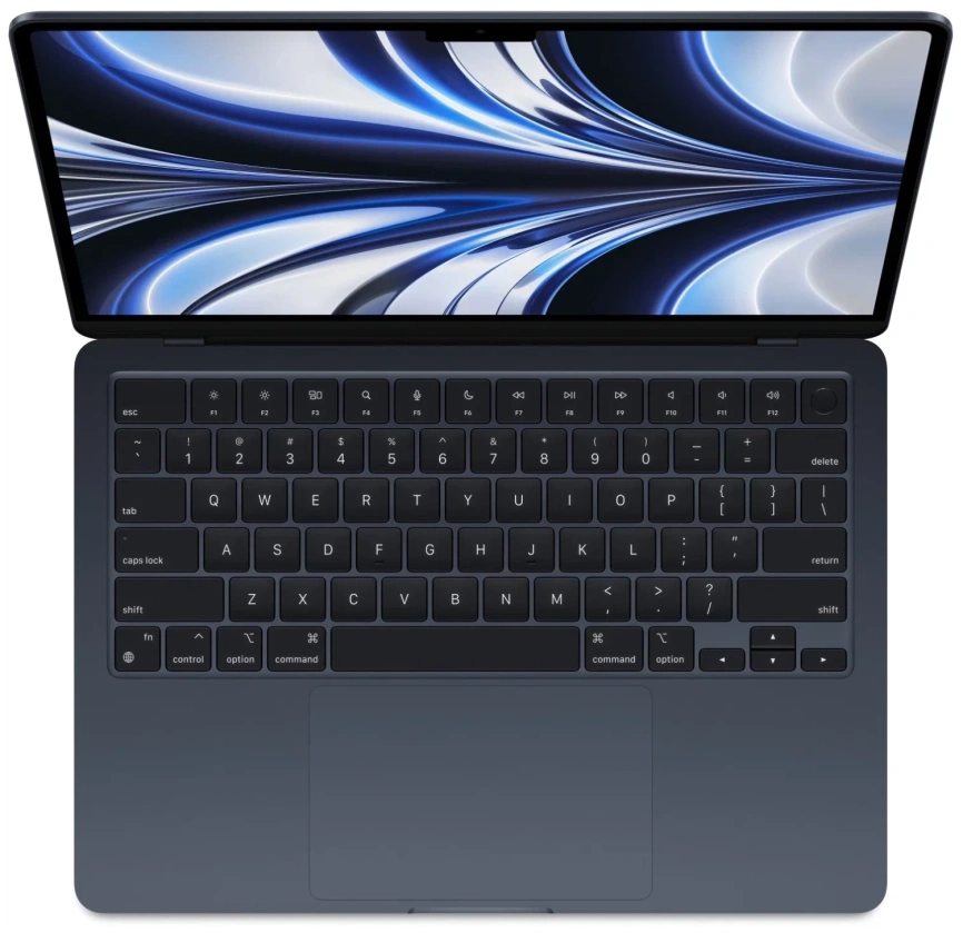 Ноутбук Apple MacBook Air (2022) 13 M2 8C CPU, 10C GPU/24Gb/512Gb SSD (Z1600040S) Midnight (Темная ночь) фото 2