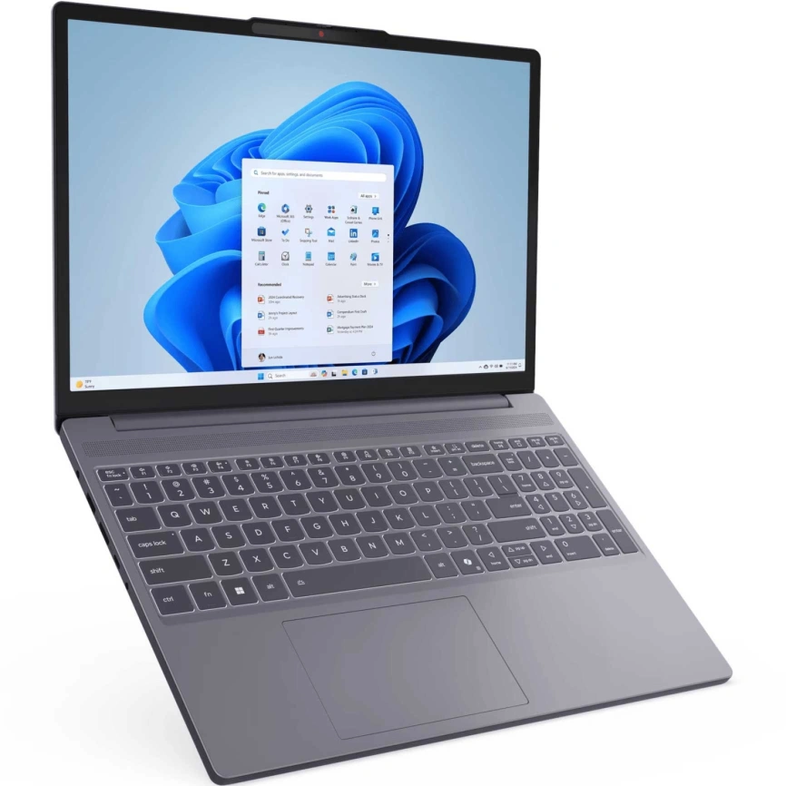 Ноутбук Lenovo IdeaPad Slim 3 15ARP10 15.3 IPS/ R5-150/16Gb/512Gb SSD (83K700K5RK) Arctic Grey фото 4