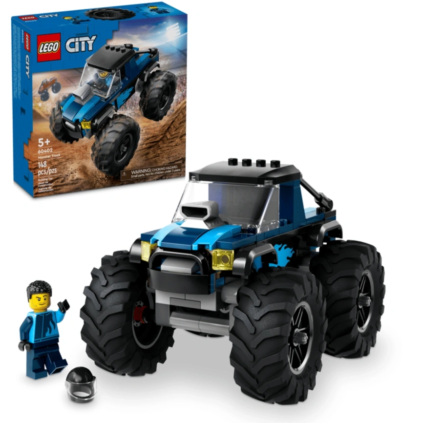 Конструктор LEGO City Blue Monster Truck 60402 фото 1