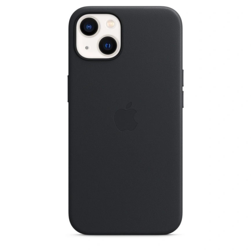Кожаный чехол Apple MagSafe для iPhone 13 Тёмная ночь фото 4