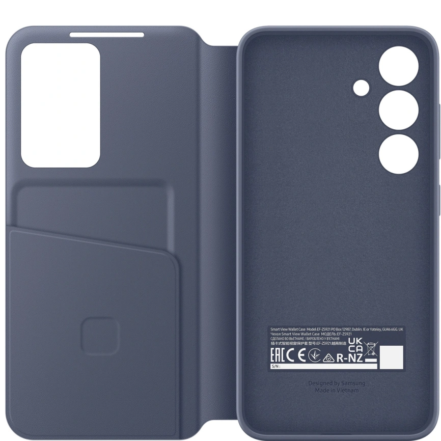 Чехол-книжка Samsung Smart View Wallet Case для S24 Violet фото 4