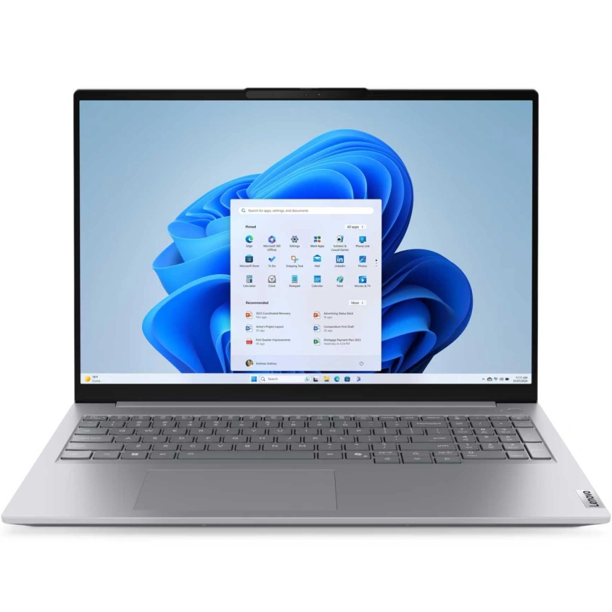 Ноутбук Lenovo ThinkBook 16 G8 IAL 16 IPS/ i7-255H Ultra/16Gb/512Gb SSD (21SK000EGQ) Arctic Grey фото 4