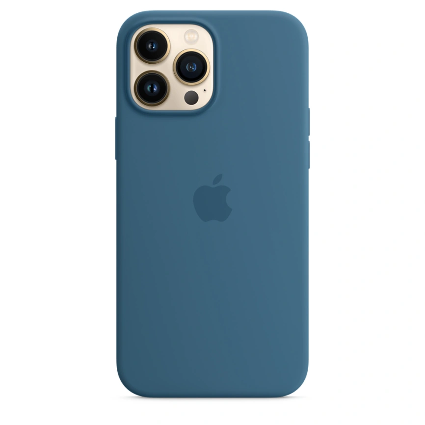 Силиконовый чехол Apple MagSafe для iPhone 13 Pro Max Полярная лазурь фото 4