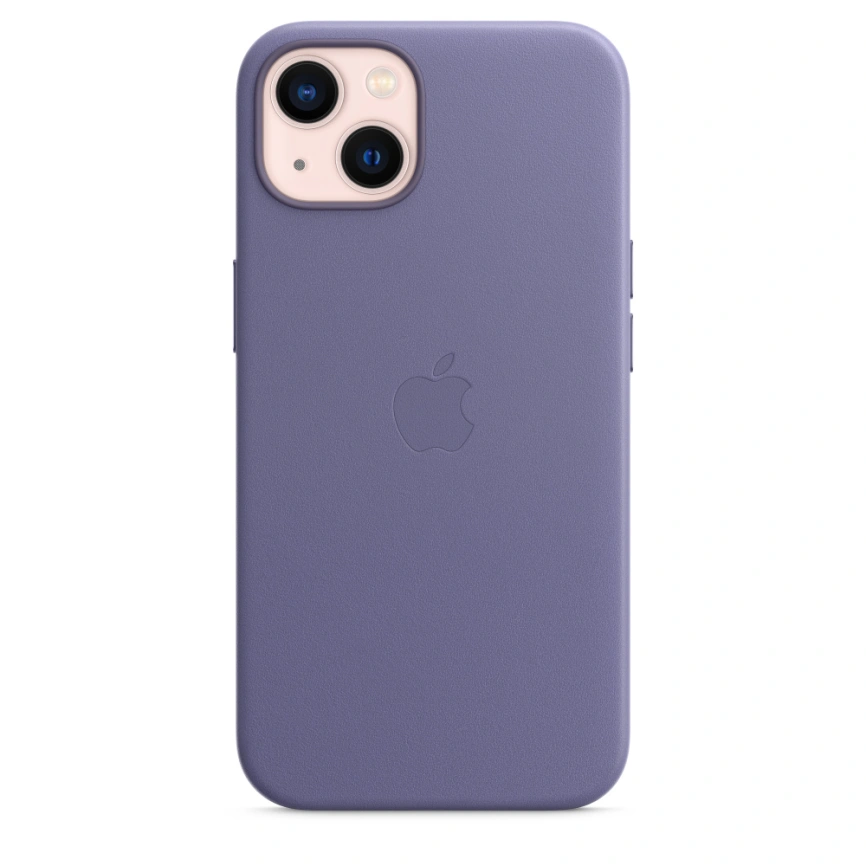 Кожаный чехол Apple MagSafe для iPhone 13 Сиреневая глициния фото 6