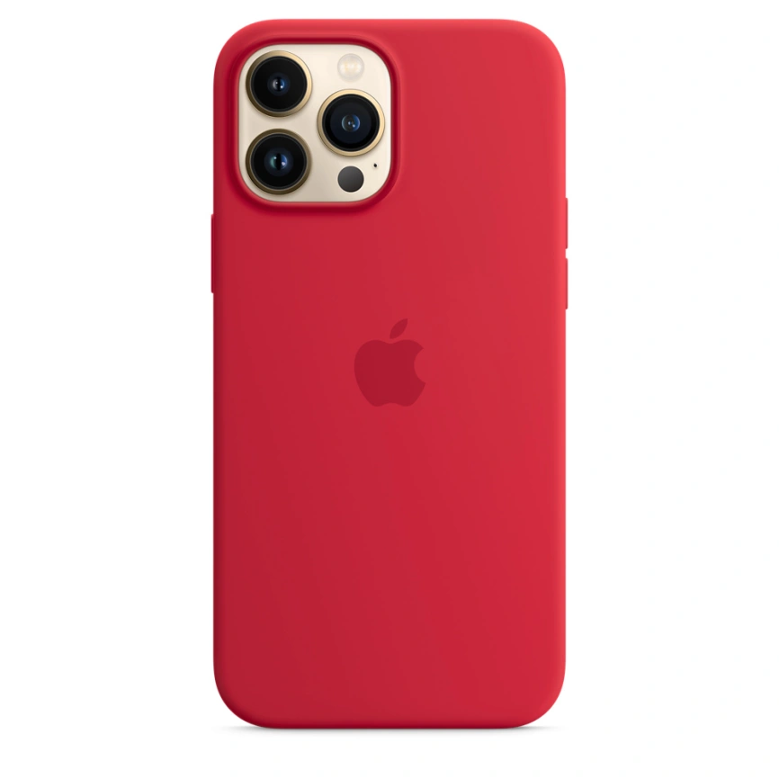Силиконовый чехол Apple MagSafe для iPhone 13 Pro Max Red фото 1