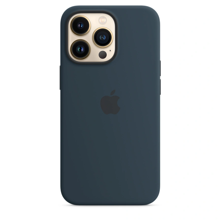 Силиконовый чехол Apple MagSafe для iPhone 13 Pro Blue Whirlpool фото 6