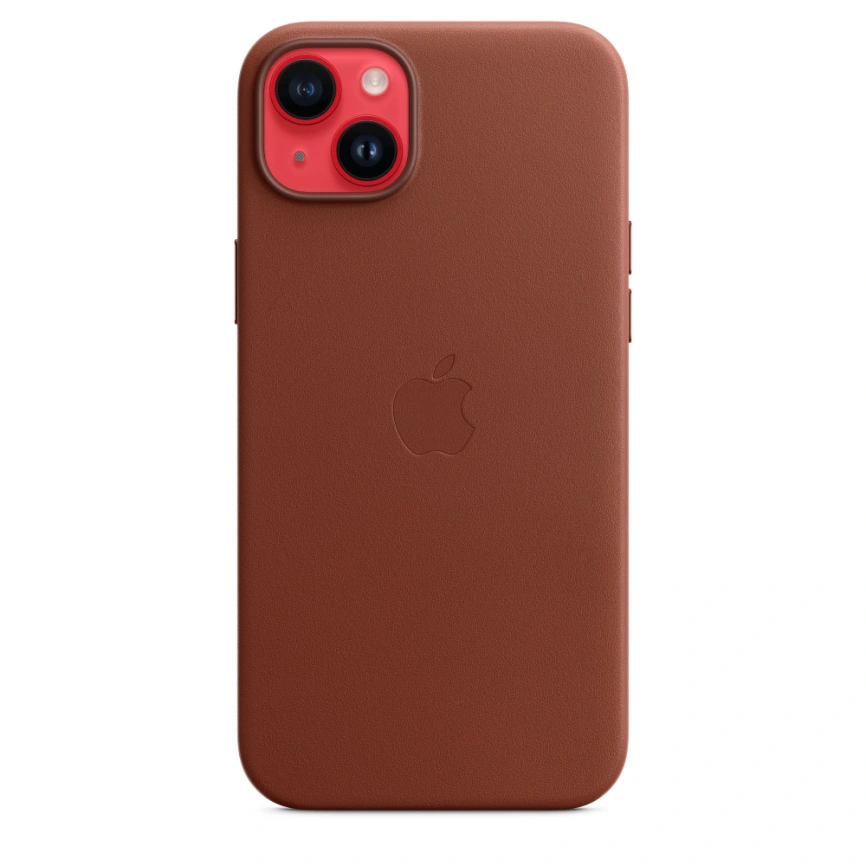 Кожаный чехол Apple для iPhone 14 Plus Umber фото 4