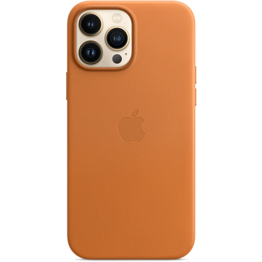 Кожаный чехол Apple MagSafe для iPhone 13 Pro Golden Ocher фото 1