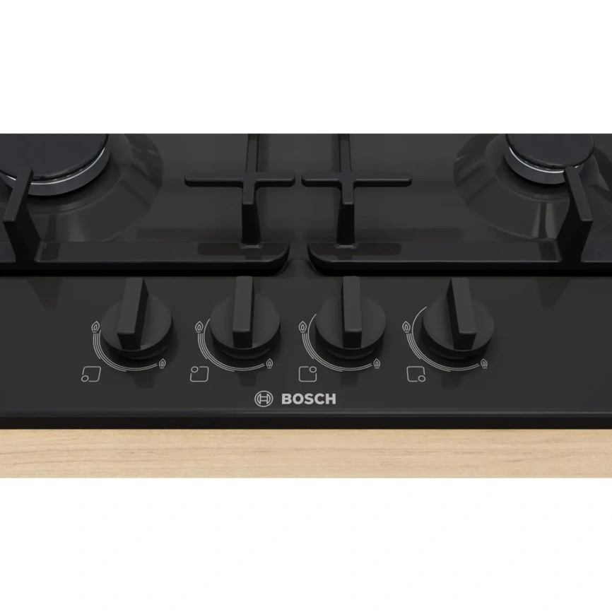 Газовая варочная панель Bosch Serie 2 PGP6B6K90R Black фото 3