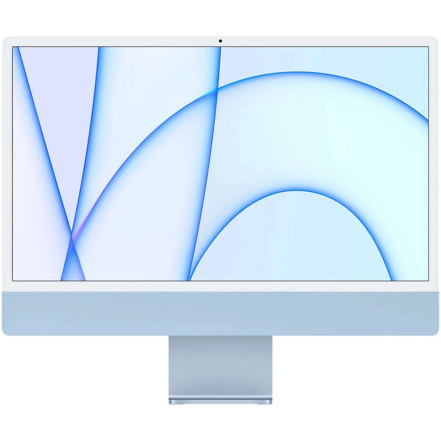Моноблок Apple iMac (2021) 24 Retina 4.5K/M1 (8C CPU/8C GPU) /16GB/512 Num+Pad Blue (Z12X001TN) фото 1